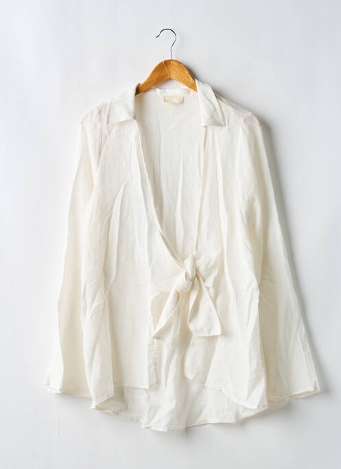 Tunică mâneci lungi bej MONDAY femeie