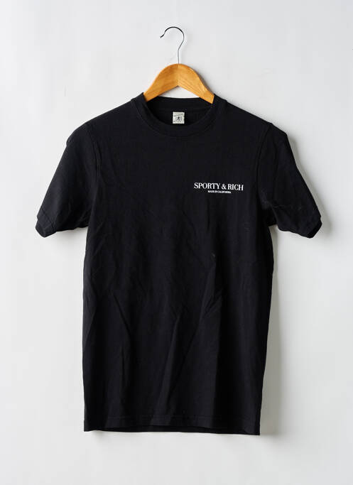 Tricou negru SPORTY & RICH femeie