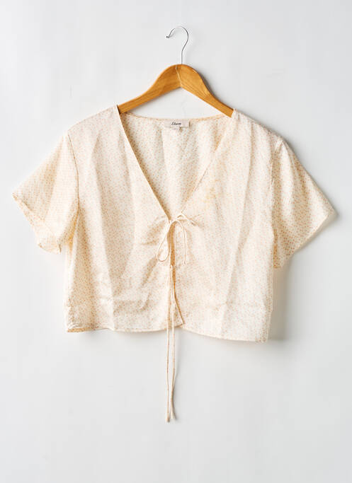 Top/caraco țesătură satinată bej ETAM femme