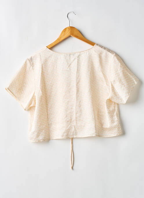 Top/caraco țesătură satinată bej ETAM femme