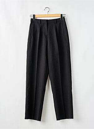 Pantalon drept elasticitate talie înaltă negru MANGO femeie