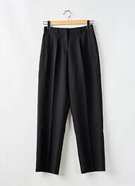 Pantalon drept elasticitate talie înaltă negru MANGO femeie