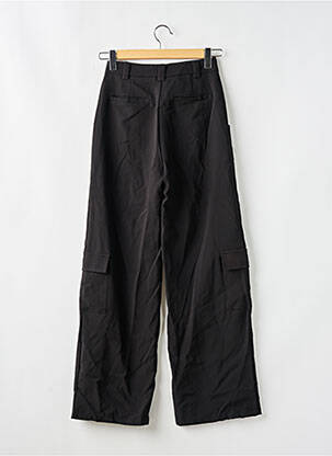 Pantalon larg talie cu cleme talie înaltă negru NASTY GAL femeie