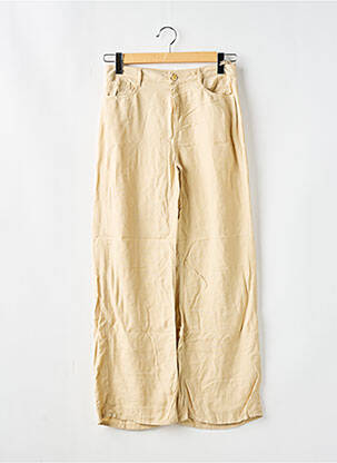 Pantalon larg bej REIKO femeie