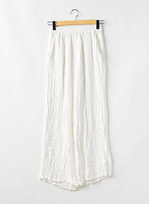 Pantalon larg alb AY THE LABEL femeie