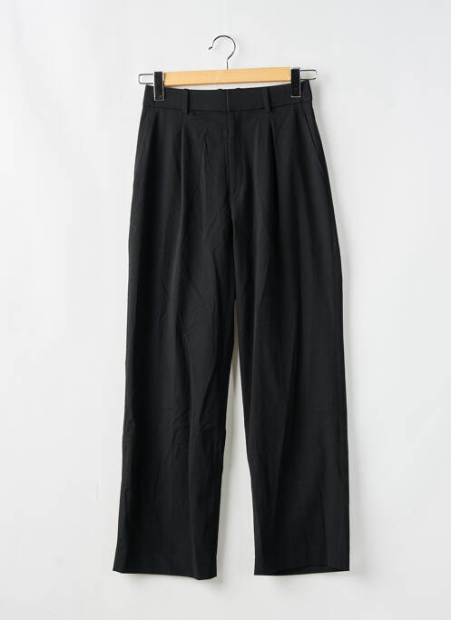 Pantalon drept negru UNIQLO femeie