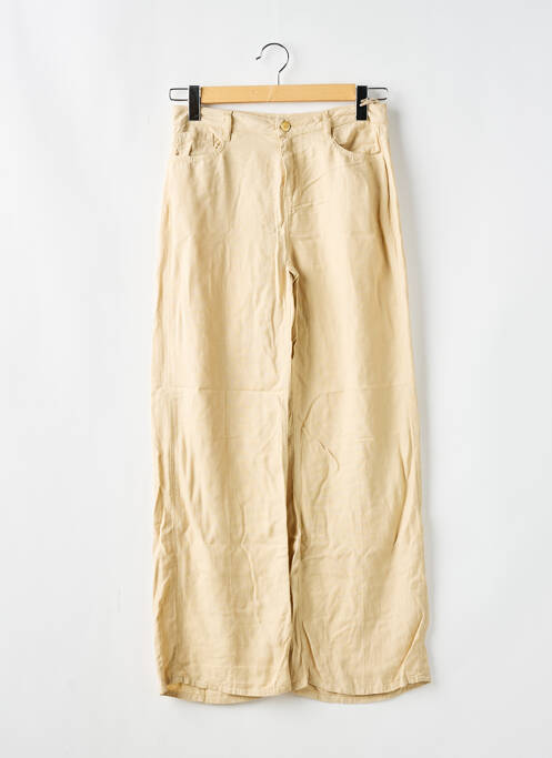 Pantalon larg bej REIKO femeie