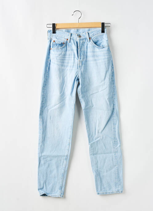 Blugi cu croială dreaptă albastru LEVIS femeie