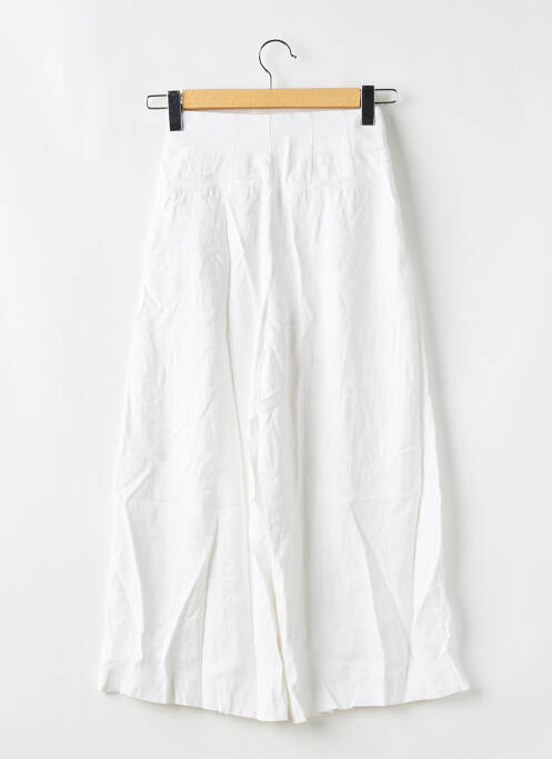 Pantalon 7/8 alb ZARA TRAFALUC femeie