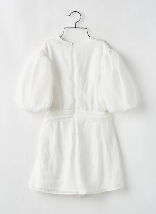 Salopetă scurtă alb NASTY GAL femeie