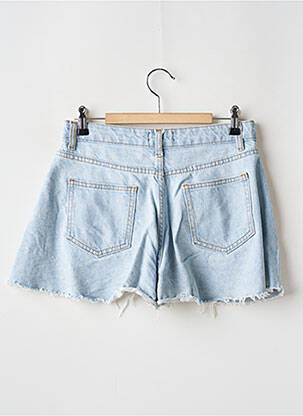 Șort țesătură denim talie înaltă albastru BOOHOO femeie