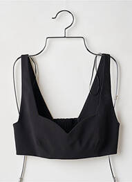 Top elasticitate fără mâneci negru ZARA femme