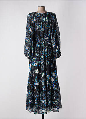 Rochie lungă mâneci lungi mâneci lungi negru DESIGUAL femeie