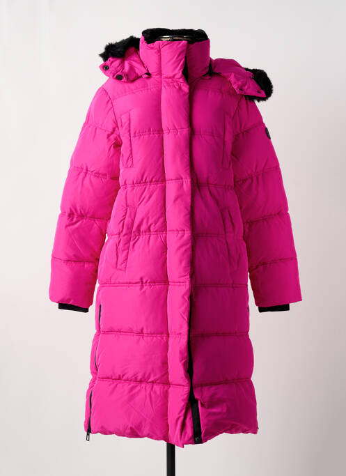 Geacă matlasată roz DESIGUAL femeie