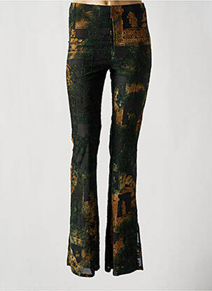 Pantalon slim talie elastică negru DESIGUAL femeie