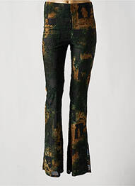 Pantalon slim talie elastică negru DESIGUAL femme