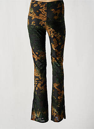 Pantalon slim talie elastică negru DESIGUAL femeie