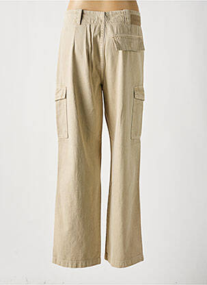 Pantalon cargo croială dreaptă bej DESIGUAL femeie