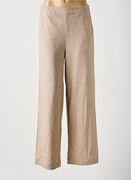 Pantalon evazat talie elastică bej KAFFE femme