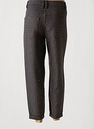 Pantalon 7/8 închidere cu fermoar sub clapetă cu nasturi albastru FREEMAN T.PORTER femeie