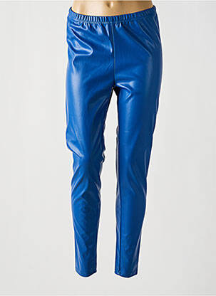 Pantalon slim talie elastică albastru LILI SIDONIO femeie