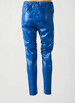 Pantalon slim talie elastică albastru LILI SIDONIO femeie