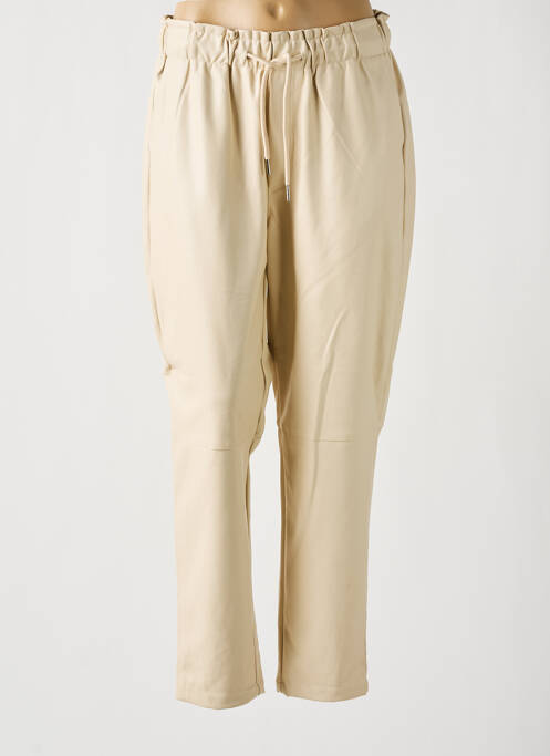 Pantalon slim bej MOLLY BRACKEN femeie