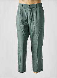 Pantalon chino elasticitate talie înaltă verde IMPERIAL homme