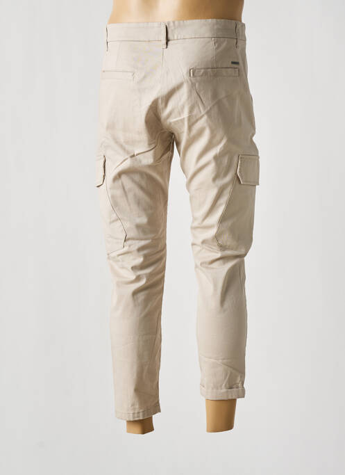 Pantalon cargo țesătură poplin mărime normală bej IMPERIAL femme