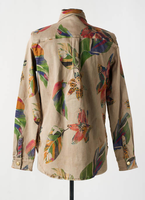 Cămașă cu mâneci lungi maro DESIGUAL bărbat