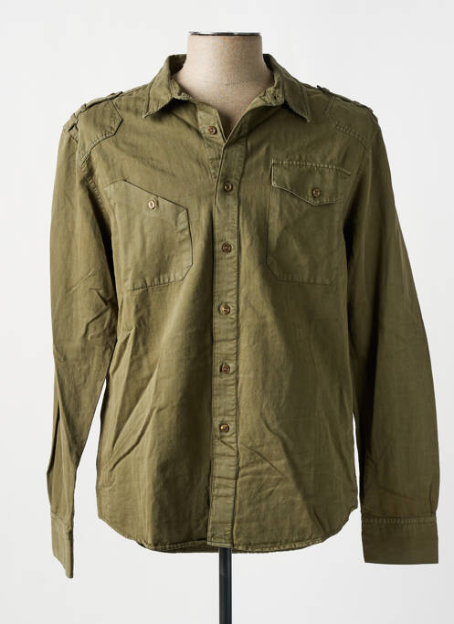 Cămașă cu mâneci lungi verde FREEMAN T.PORTER bărbat