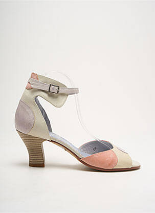 Sandale/Pantofi decupați bej POMARES VAZQUEZ femeie