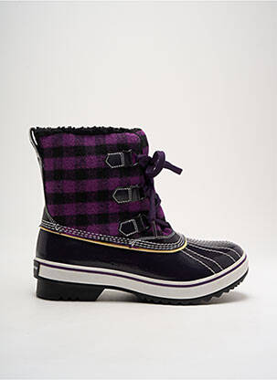 Botine/ghete umplută toc de 4 la 6 cm violet SKECHERS femeie