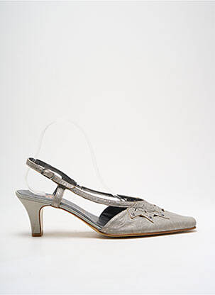 Sandale/Pantofi decupați gri ARTIKA SOFT femeie