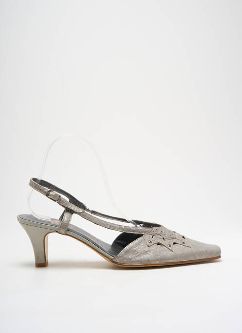 Sandale/Pantofi decupați gri ARTIKA SOFT femeie