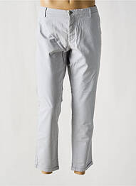 Pantalon chino țesătură poplin mărime normală gri AT.P.CO bărbat