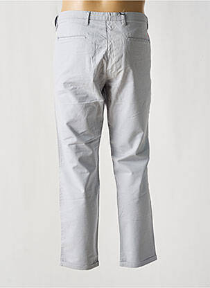 Pantalon chino țesătură poplin mărime normală gri AT.P.CO bărbat