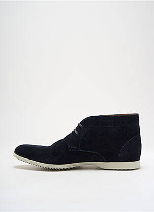 Botine/ghete nubuc vârf rotund albastru HUGO BOSS bărbat