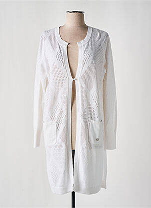 Vestă cu mâneci lungi alb JOY OF LIFE femeie