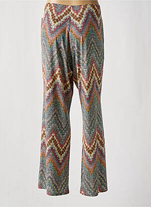 Pantalon drept talie elastică gri GEVANA femeie