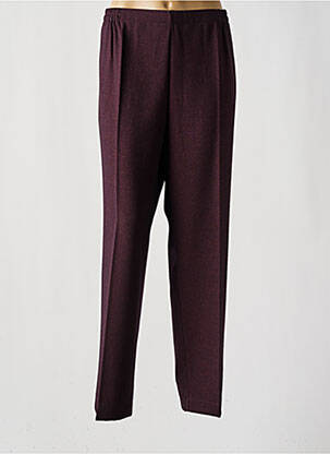 Pantalon drept talie elastică violet GEVANA femeie