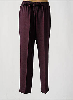 Pantalon drept talie elastică violet GEVANA femeie