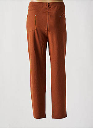 Pantalon slim buzunare maro HAJO femeie