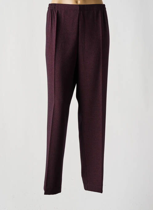 Pantalon drept talie elastică violet GEVANA femme