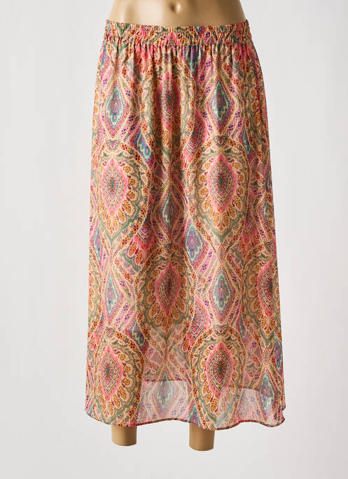 Fustă midi bej JULIE GUERLANDE femeie