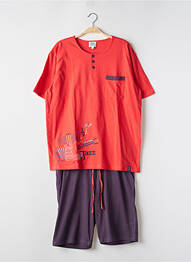 Pijama pantaloni scurți roșu ROSE POMME homme