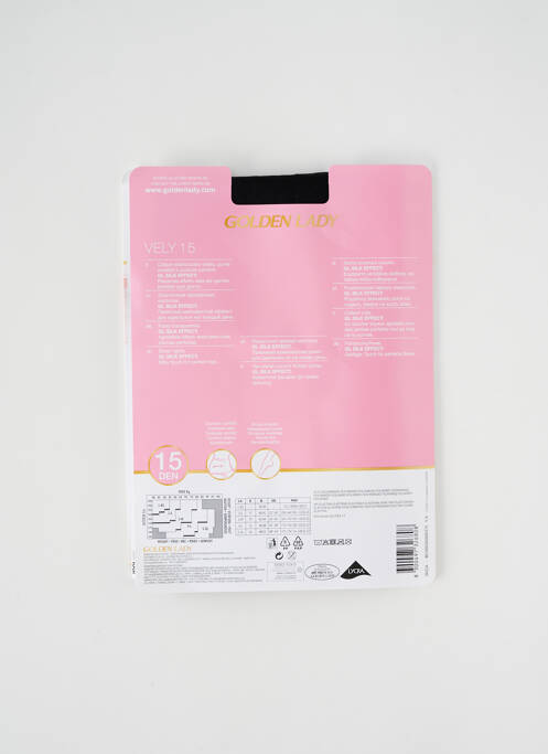 Colanți negru GOLDEN LADY femeie