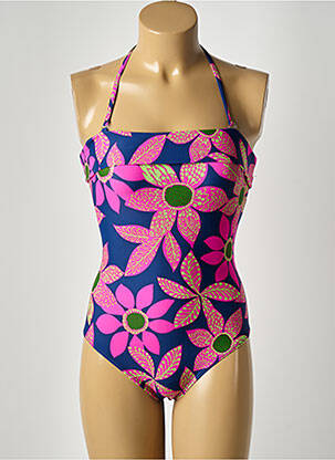Costum de baie dintr-o singură piesă bretele elastice detașabile top bentiță roz ROSE POMME femeie