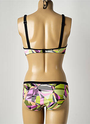 Costum de baie din două piese elasticitate top sutien modelat verde ANITA femeie