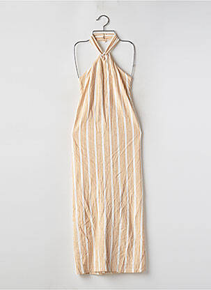 Rochie lungă galben ZARA femeie